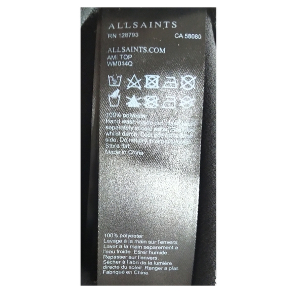 NWT All Saints Ami Top - Picture 10 of 11